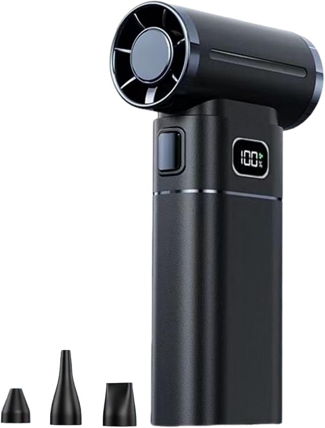 Souffleuse à neige portative – Mini nettoyeur rechargeable USB | Souffleur sans fil 130 000 tr/min | pour clavier ordinateur pelouse électronique hiver extérieur jardin nettoyage de la maison