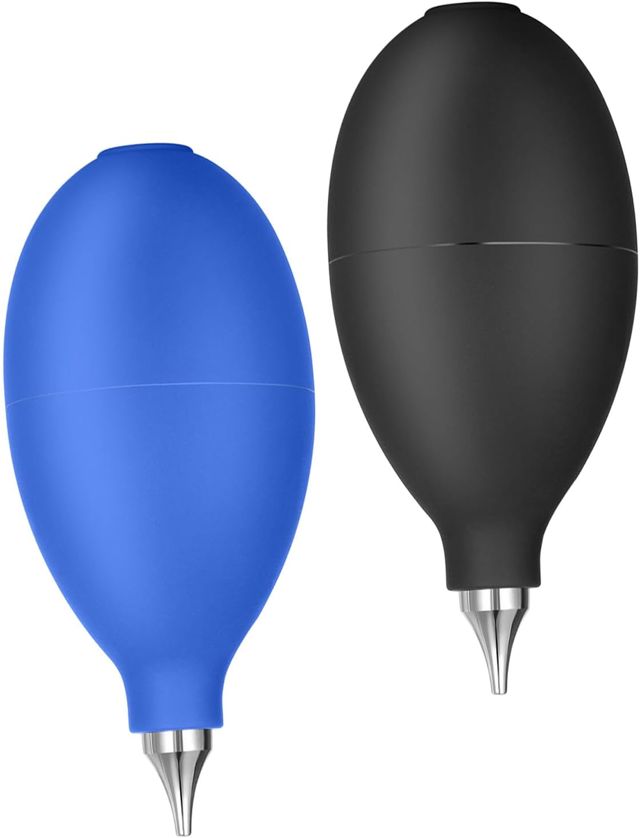 Milisten Souffleur de Poussière à Pompe à Air Manuelle en PVC et Alliage de Zinc, Sûr pour Équipements Délicats, pour Nettoyage de Lentilles et Électronique Sensible