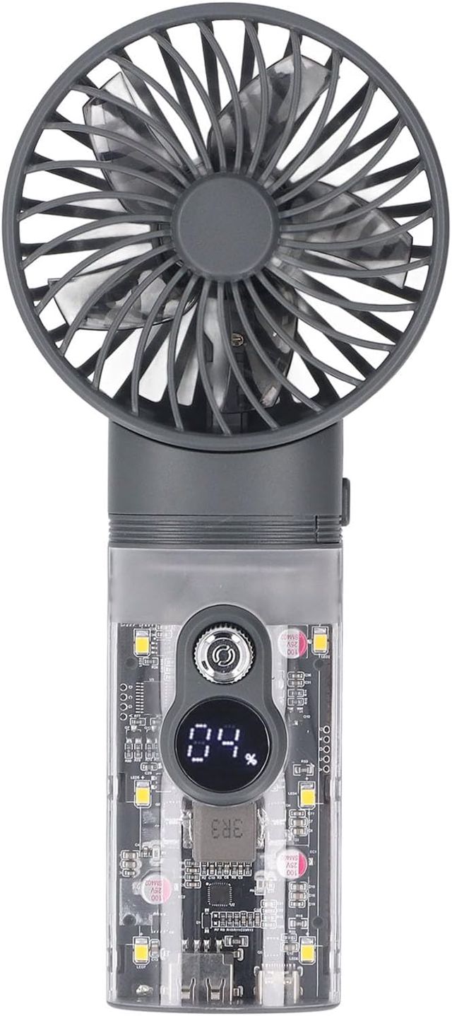 Ventilateur Souffleur à Jet 2 en 1, Dépoussiéreur D'Air électrique de Bureau sans Fil avec Technologie de Ventilateur à énergie et Batterie 2x5000 MAh, pour le Nettoyage du