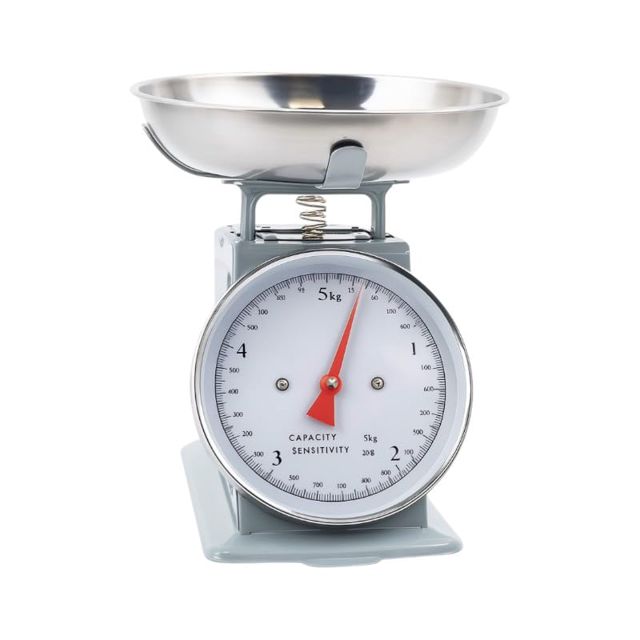 Balance mécanique professionnelle 5 kg – précision 20 g – plateau bol 210 mm – balance à aiguille robuste en métal