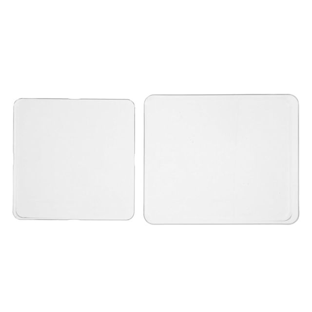 TOYANDONA Lot de 2 Plateaux en Plastique Transparent pour Balance Électronique Cuisine, Accessoires Universels, Compatibles pour Pâtisserie et Pesée Précise des Ingrédients