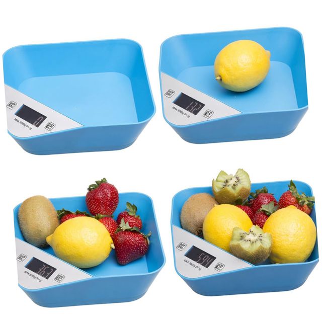 Balance Cuisine 5kg en Abs, sans Batterie, Format Compact