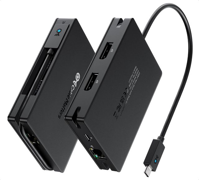 Cable Matters Hub USB4 Portable Dual HDMI, 40Gbit/s USB 4 Dock
