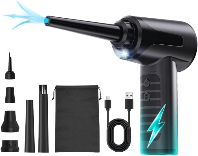 Air Duster 75000PA Lampe LED USB-C 3 vitesses