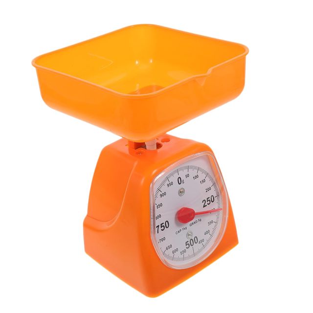 ARTIBETTER Balance Cuisine Mécanique à Cadran 1 Kg, Plastique Transparent, Balance de Contrôle des Portions pour Pesée de Précision, Accessoire Laboratoire Multifonction, Couleur Aléatoire