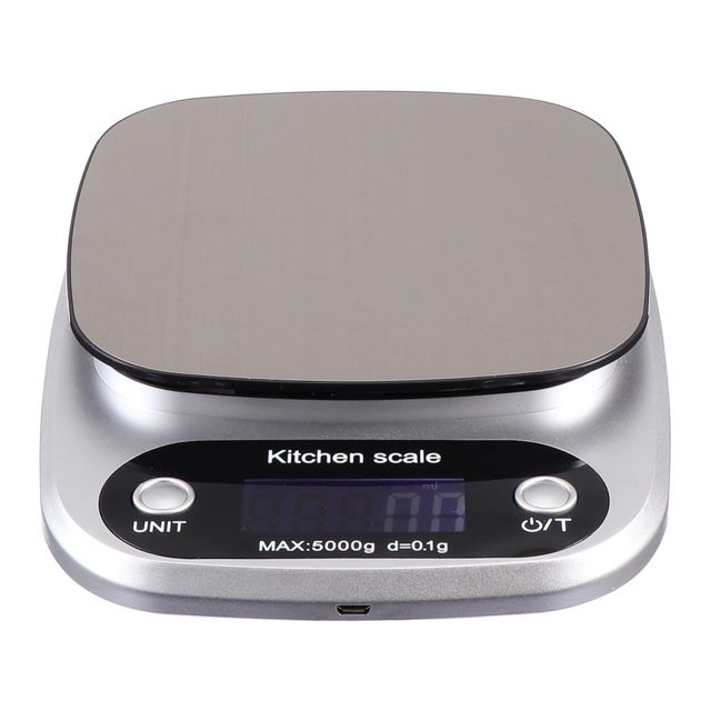 VALICLUD Balance Cuisine Numérique 5kg 0,1g Rechargeable en Acier