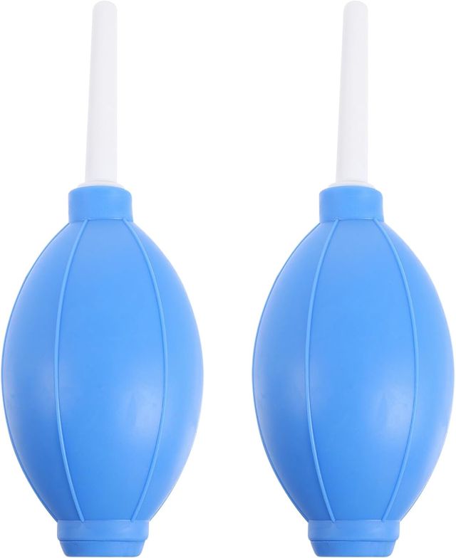Souffleur D’air Ovale en Silicone Bleu, 2 Pièces, pour Nettoyage Précis