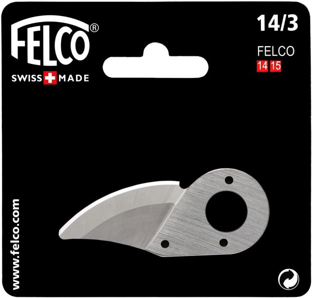 FELCO 14/3 Lame de rechange pour sécateurs (adaptée pour FELCO 14, pièce de rechange pour outil de jardin, lame de rechange)