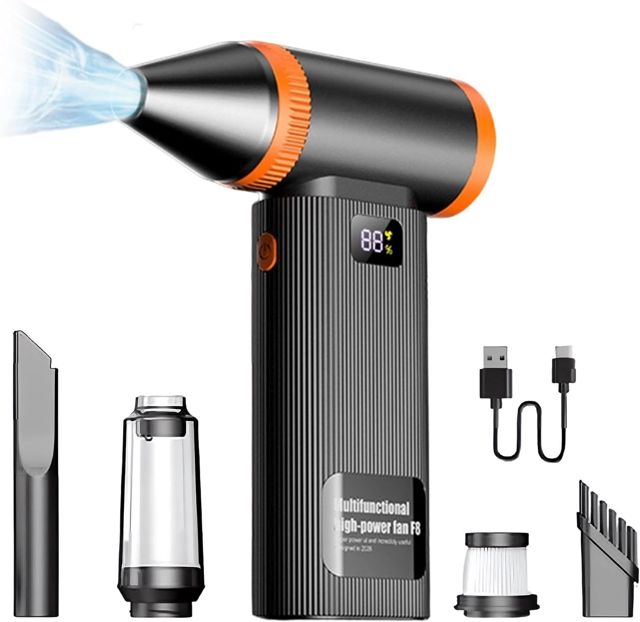 Dépoussiéreur électrique 130 000 tr/min 5 vitesses rechargeable