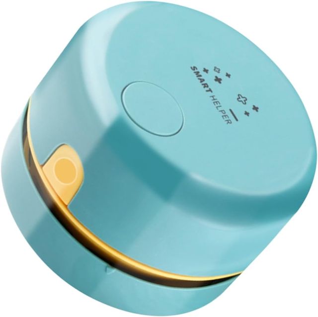 Nettoyeur de Poussière Portatif Mini pour Bureau, Charge Usb, Vert