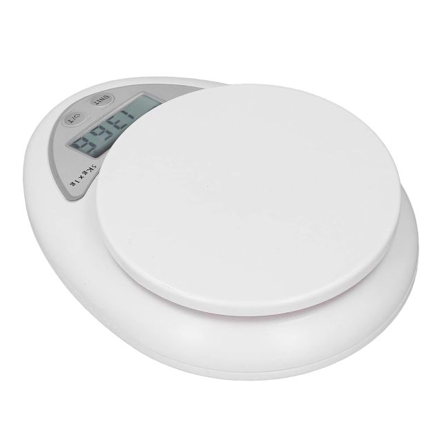 FTVOGUE Balance de Cuisine Numérique ABS 5kg, Balance de Cuisson Alimentaire de Précision