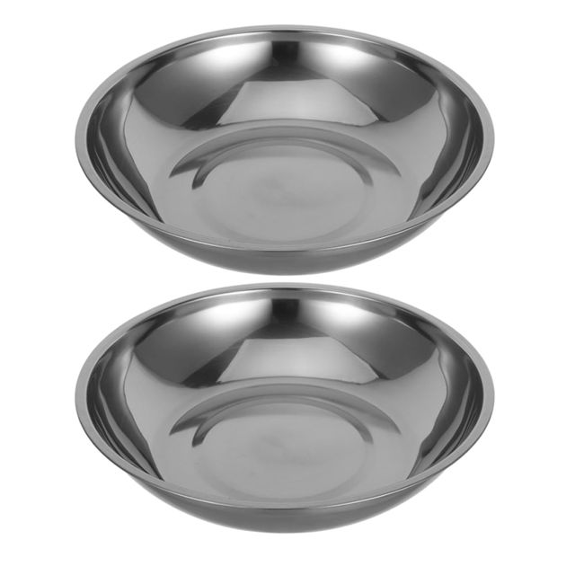 VICASKY 2 Pièces Bol Cuisine en Acier Inoxydable 25cm pour Pesée Précise