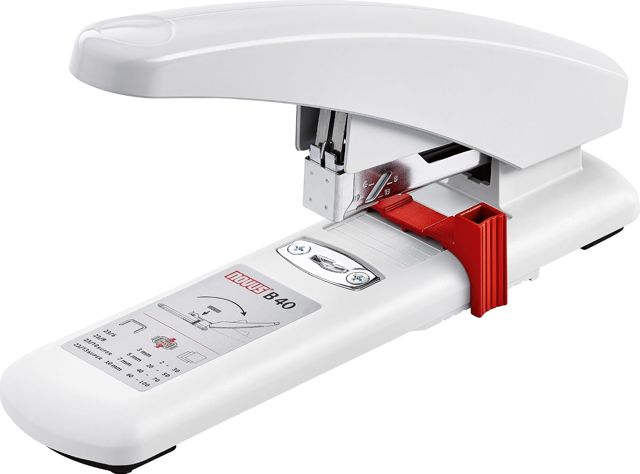 Schneider B40/4 Agrafeuse de dossiers 100 feuilles 55 mm (Gris)