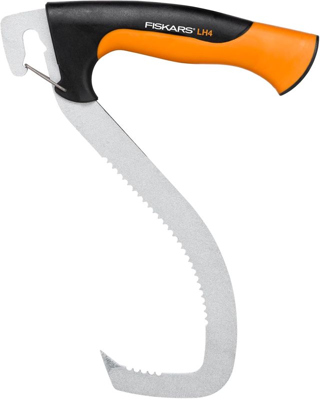 Fiskars Levier d'abattage avec crochet de levage, Pour bûcheronnage