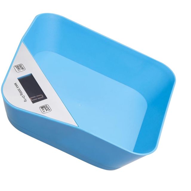 Toyvian Balance Cuisine Balance Électronique Plateau 5kg Abs, Facile à Transporter, à Utiliser Ranger, pour Hôtel et Restaurant, pour Aliments et Pâtisserie, sans Piles