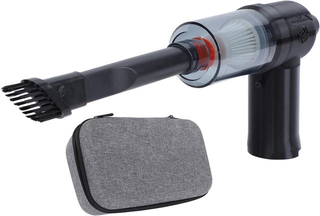 Jet Dry Blower Haute vitesse 180 000 tr/min Turboventilateur portable réglable en continu Mini souffleur puissant pour le nettoyage de voiture, le camping, l'équipement inf (Flash noir)