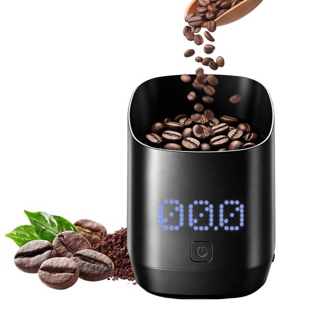 2-en-1 avec Balance à Café, Tasse Doseuse Numérique avec Affichage LED