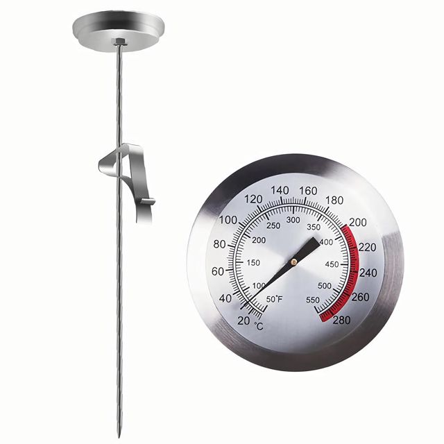 Thermomètre de Cuisson, Thermometre Cuisine avec Lecture Instantanée, Thermomètre Culinaire, Sonde Temperature Cuisine, Écran HD, pour Four, Gril, Barbecue, Steak, Cuisson des Aliments, Lait, Cafe