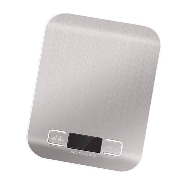Balance électronique de Cuisine, Balance Alimentaire en Acier Inoxydable avec écran rétroéclairé LCD pour la Cuisson, Précision 10kg 1g