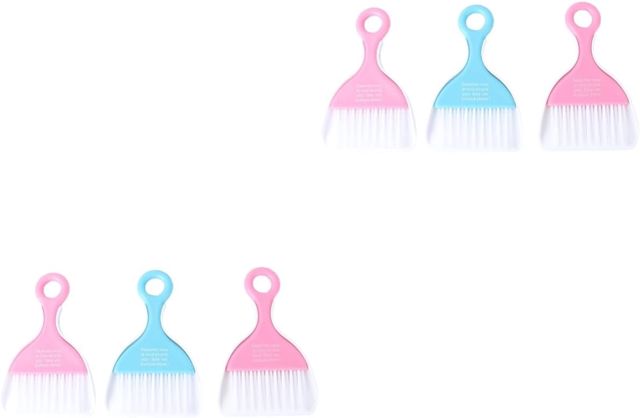 Mikikit 6pièces Nettoyage Clavier Balai Et Pelle à Poussière Outils De Nettoyage Pour Ordinateur Bureau Et Maison Couleurs Mélangées