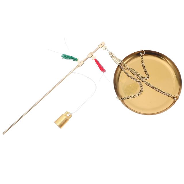 NUOBESTY Balance de Médecine Chinoise Traditionnelle Vintage 250 G Plateau Rond en Cuivre Portable et Précise pour Peser Ingrédients Médicinaux la Cuisine et Bijoux – Ustensile Cuisine