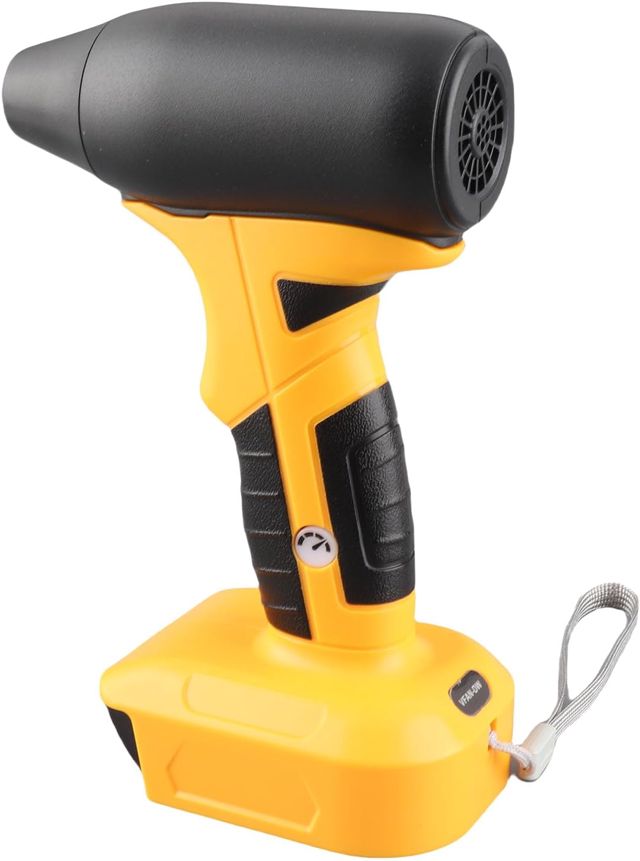Kelawoly Souffleur à Jet Sec, Matériau ABS, Dépoussiéreur d'Air 130 000 Tr/min pour le Nettoyage de la Voiture, Ventilateur Portatif Polyvalent pour les Activités de Plein Air