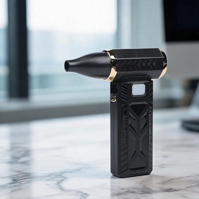 Dépoussiéreur électrique 2 en 1 pour aspirateur, souffleur haute puissance 100 000 tr/min avec batterie 6000 mAh, charge rapide USB pour clavier, voiture, bureau à domicile