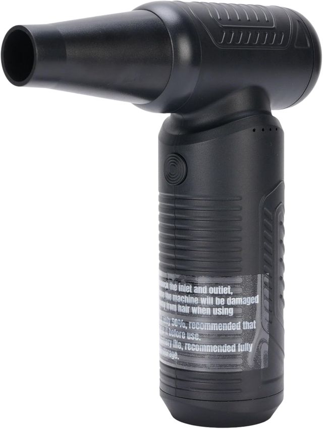 Dépoussiéreur électrique, Souffleur d'air sans Fil 130 000 Tr/min, Souffleur de Poussière Portable Rechargeable avec 2 Buses 3 Brosses pour le Nettoyage et le Gonflage du Clavier, de
