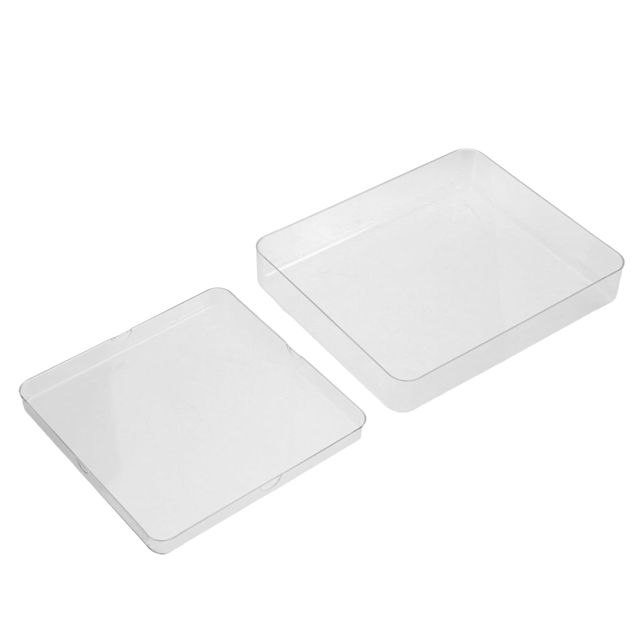 Alipis 2 Pièces Plateaux de Pesée Accessoires pour Balance Numérique Cuisine Cuisine en Plastique Transparent, Nettoyage Facile et Ajustement Sécurisé