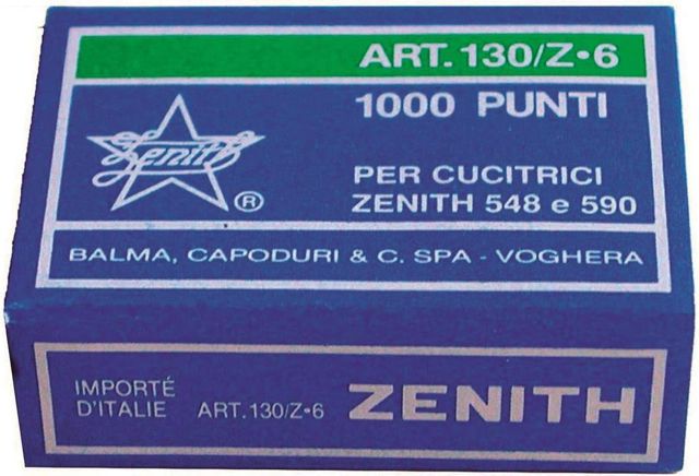 Zenith 129252 Lot de 100 Agrafes métalliques universelles