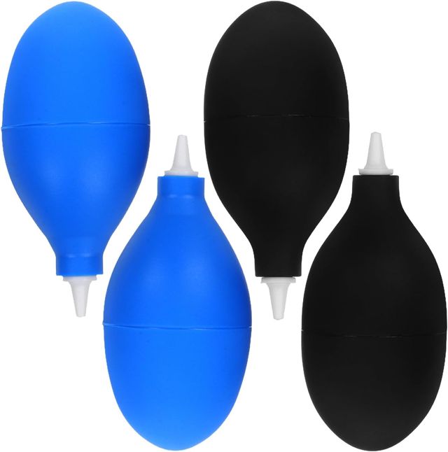 ibasenice 4 Pièces Souffleur à Air en Silicone pour Appareil Photo, Dépoussiéreur pour Clavier D'ordinateur et Téléphone, Élimine Saletés Tenaces, pour Photographes et Bureau