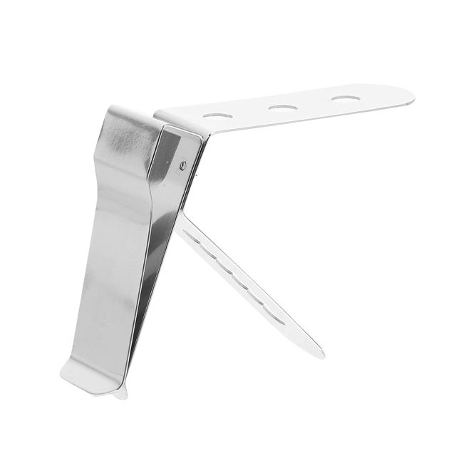 Lurrose Pince en Acier Inoxydable pour Thermomètre Cuisine, Support Clip Réglable, Accessoire Pratique pour Sonde Thermométrique, Adapté pour Boissons Lactées et Préparation Culinaire