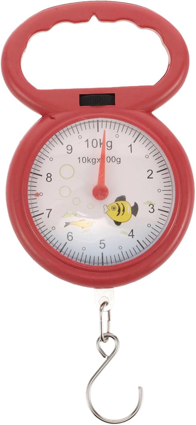 Alipis Balance Suspendue Multifonction à Ressort avec Poignée Plastique, Taille Standard, Couleur Aléatoire, Portable, Usage Pêche Cuisine, Pesée Précise pour Maison Et Marché