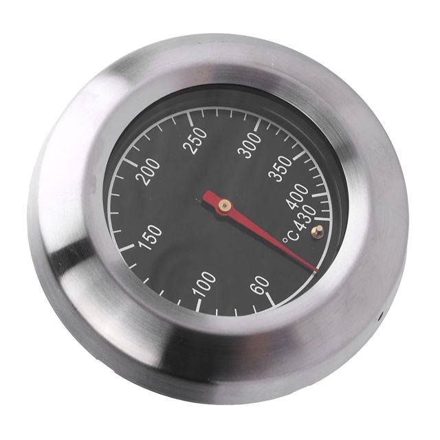 Asixxsix Thermomètre de Four, 60-430 °C, Thermomètre à Viande en Acier Inoxydable de 2,99 Pouces, Jauge de Température de Gril avec Cadran Facile à Lire pour la Cuisine et les Réunions de Famille