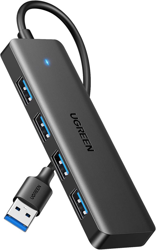 UGREEN Hub USB avec 4 Ports USB 3.0 Ultra Fin Multiport USB pour PC  (15cm)