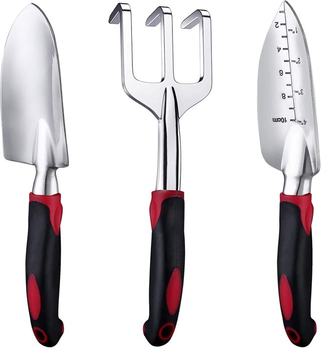 FANHAO 3 pièces d’Outils de Jardinage, Lourds moulés en Aluminium