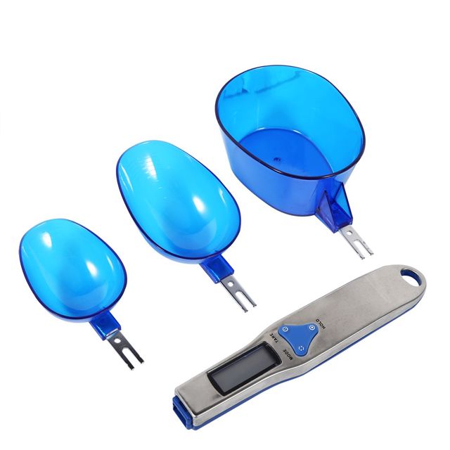 Cuillère de Pesée Numérique, Balance électronique Cuillère Numérique Précise avec 3 Cuillères Amovibles, Balance de Cuisine Poids 500 G/0,1 G avec écran LCD pour Café, Thé, Farine, épices