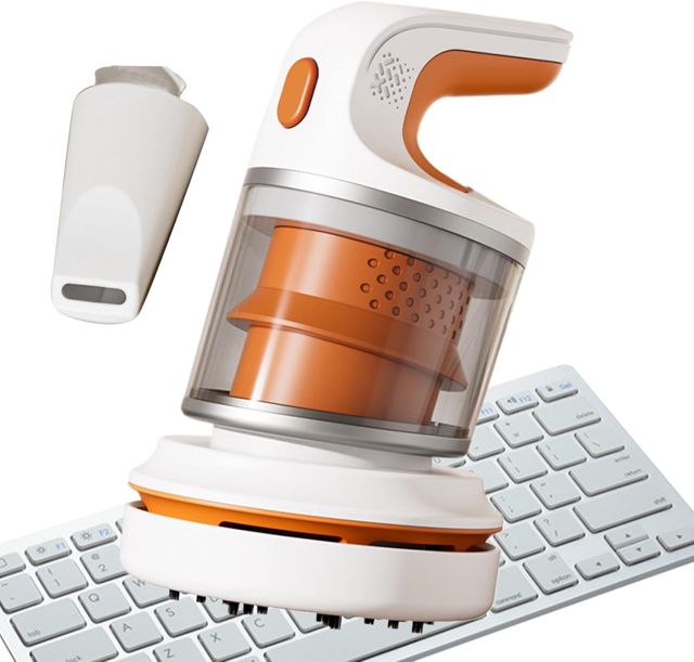 Aspirateur d'ordinateur – Mini nettoyeur sans fil | Appareil de nettoyage silencieux, aspirateur de bureau, ventouse puissante pour la maison, le bureau, les voyages, nettoyeur portable léger pour une