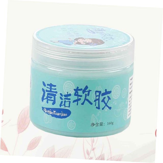 NUOBESTY Gel Nettoyant Clavier Ordinateur Multifonction, Argile Anti-poussière Réutilisable, Usage Bureau et Maison, Nettoyage Électronique Pratique, Couleur Bleu Ciel