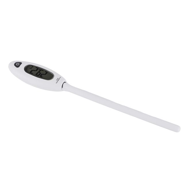 FTVOGUE Thermomètre Alimentaire, Thermomètre à Viande Numérique en ABS et Acier Inoxydable avec Sonde, Plage de Lecture Instantanée de 58 à 572F, écran LCD pour Barbecue, Fumoir, Cuisine