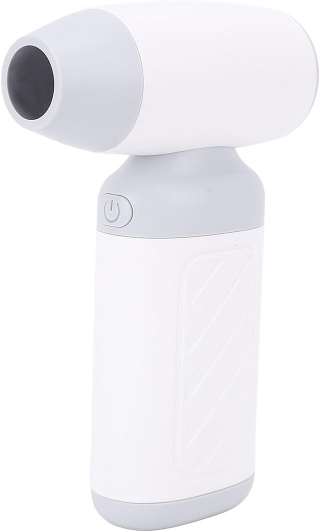 Lazmin112 Dépoussiéreur D'air électrique, Puissant Ventilateur sans Fil 130 000 Tr/min avec Batterie 4000 MAh et Débit D'air Réglable, pour Clavier D'ordinateur, Voiture et Nettoyage (ORANGE)