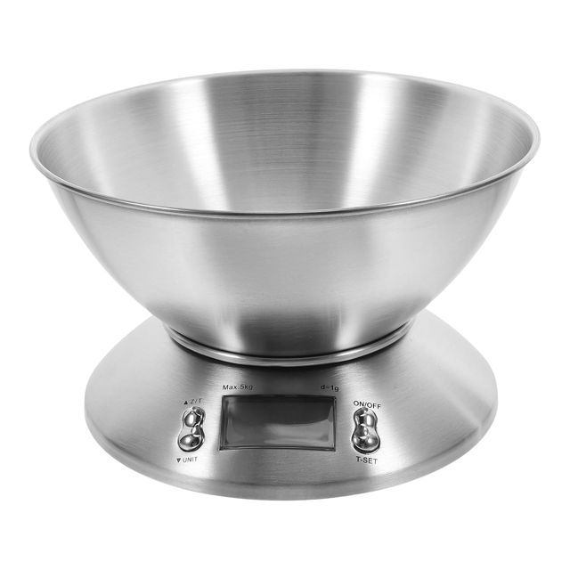 Acier Inoxydable Balance Électronique Alimentaire 5000g Cuisine