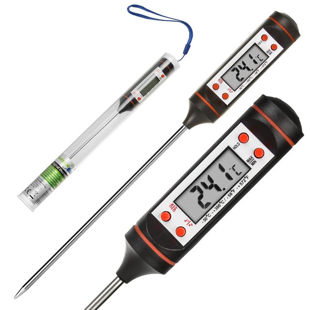 Thermomètre sonde pour aliments longueur de sonde 15 cm GreenBlue