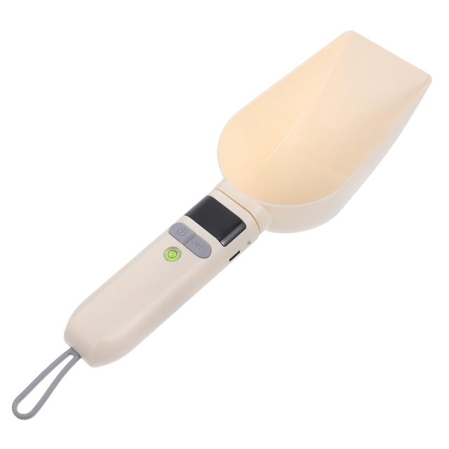 Toyvian Cuillère Doseuse Électronique Réglable avec Écran Lcd, Balance Numérique Précise pour Aliments pour Animaux, Cuillère à Mesurer Multifonction Cuisine et Nutrition Chien Chat,