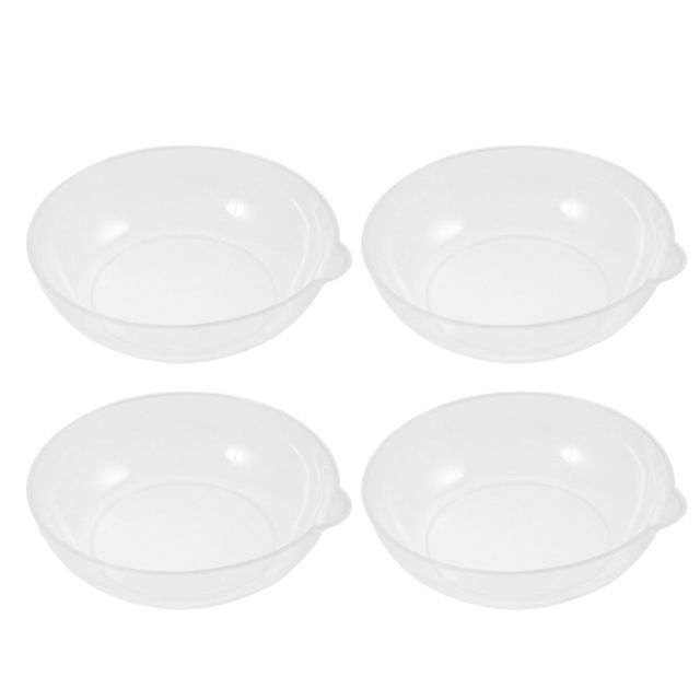 Bol à Balance Plastique Transparent 4 Pièces pour Pesée la Cuisine