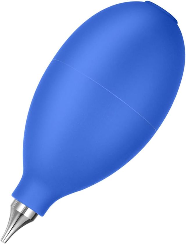 Souffleur de Poussière en Caoutchouc Bleu pour Clavier et Appareil