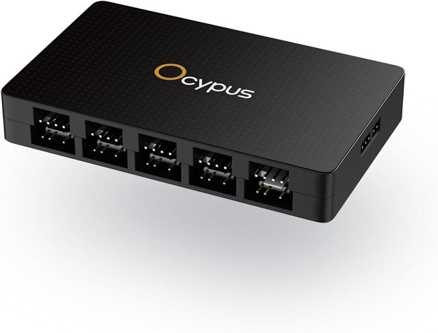 Ocypus Delta EU04 BK Internal Hub USB 2.0 Interne,Extension PC USB 4 ports