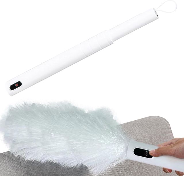 Brosse De Nettoyage De La Poussière Électrique – Plumeau Rotatif Sans Fil