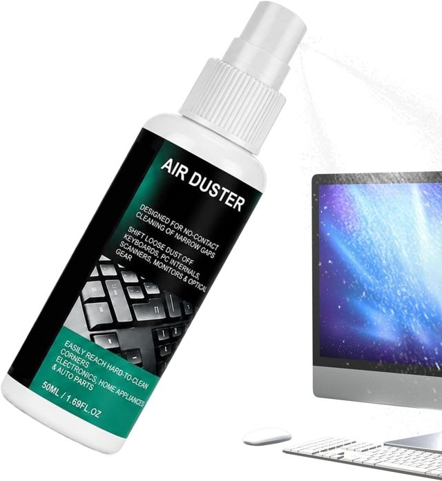 Spray nettoyant pour clavier - Solution de circulation d'air haute vitesse