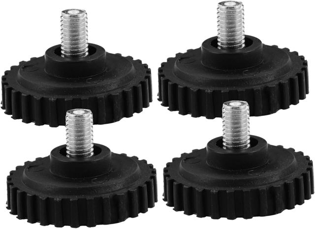 Pied de Base pour Balance Électronique, Lot de 4, Noir